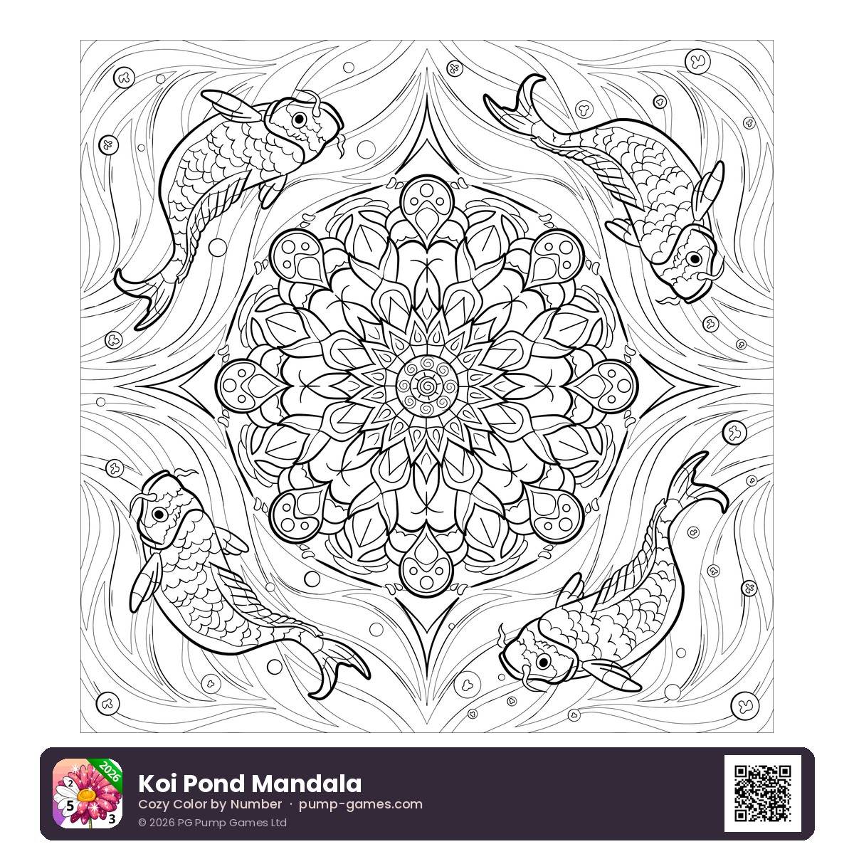 Koi Pond Mandala preview