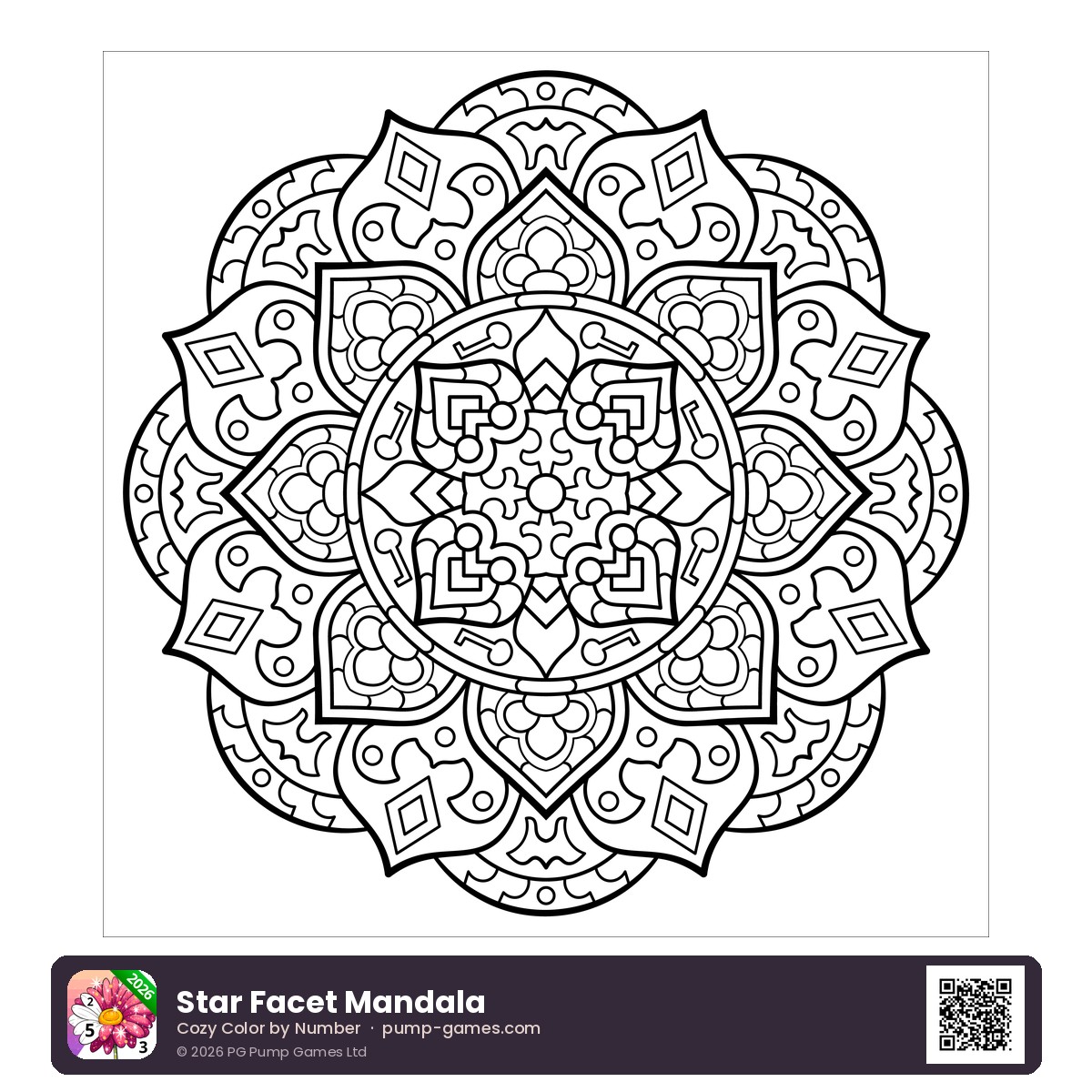 Star Facet Mandala preview