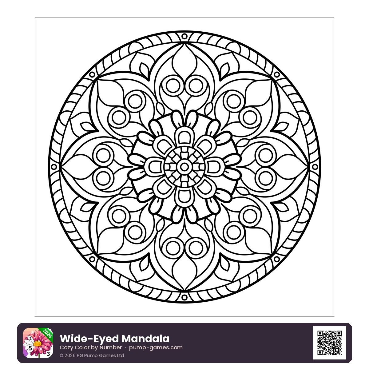 Wide-Eyed Mandala preview